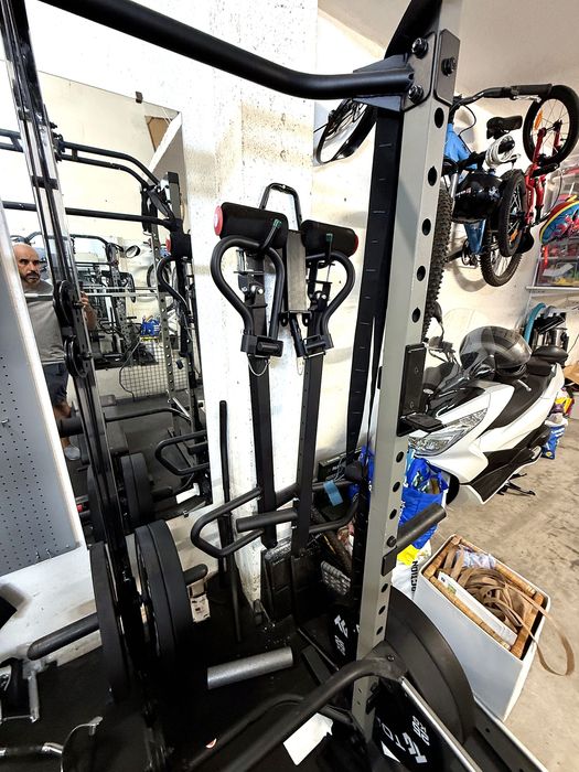 Ginásio Completo Fitness Reality (Power Rack + Acessórios)
