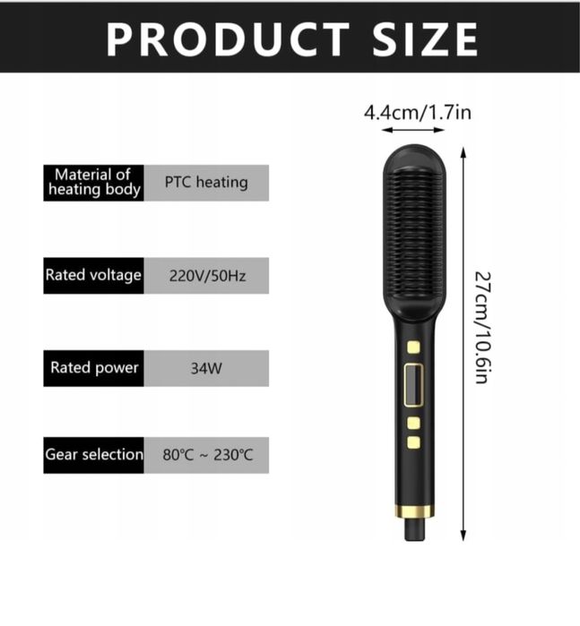 Szczotka prostująca Hair SYC-580