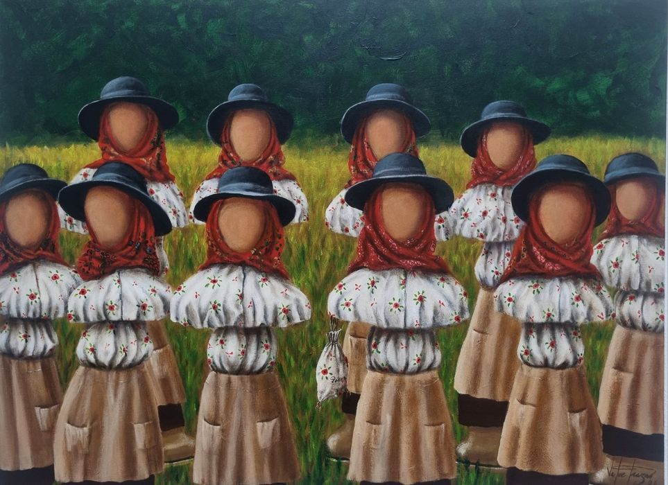 Pintura original, Peões Notáveis " o cante no feminino"