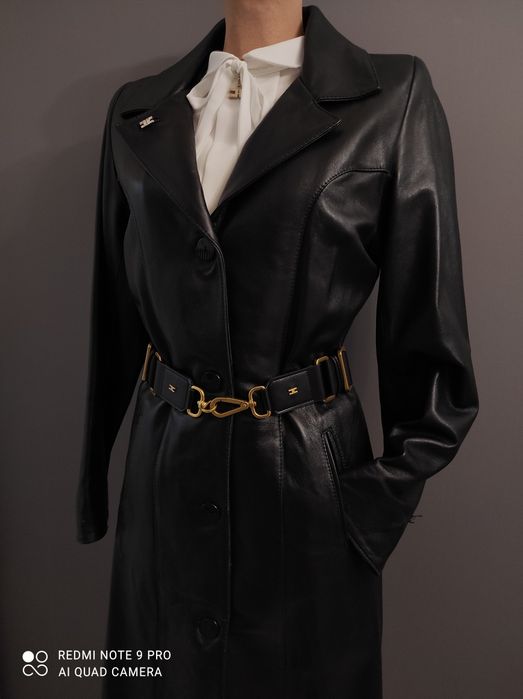 Płaszcz skórzany rozmiar S