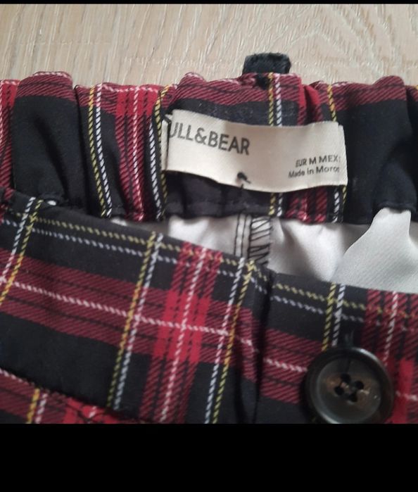 Spodnie w kratę Pull&Bear