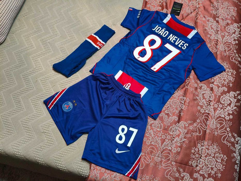 Camisola Criança João Neves Equipamento PSG | NOVO