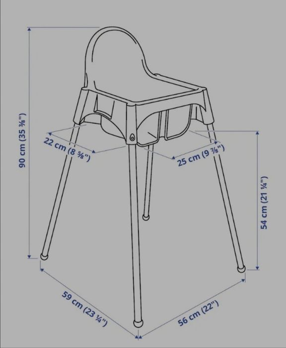 Krzesełko do karmienia IKEA