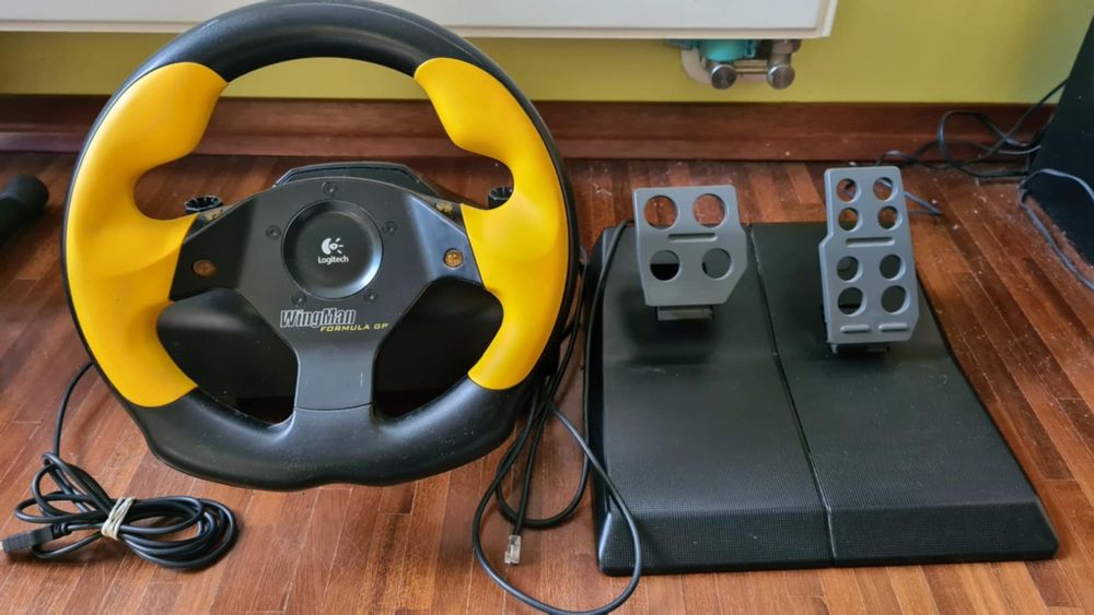 Kierownica Logitech Wingman Formula GP kolor żółty