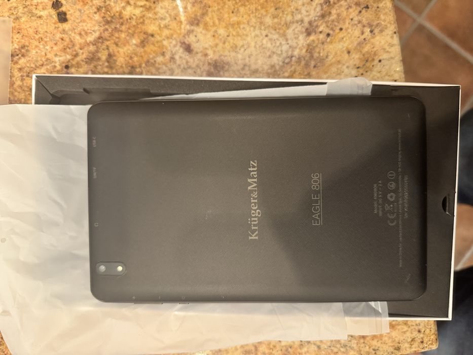 Tablet nowy tylko raz byl wlonczony