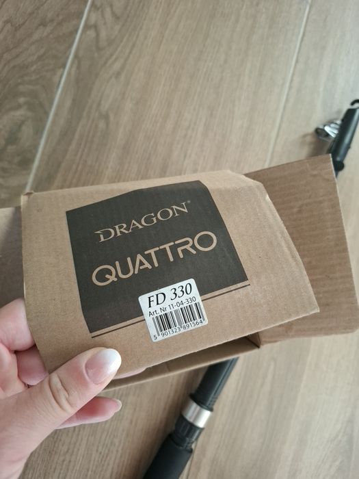 Nowa wędka + kołowrotek dragon