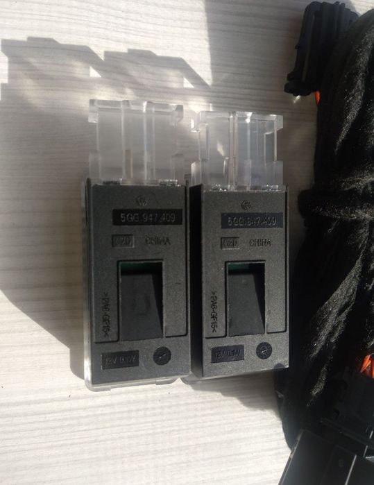 Подсветка ног LED задних пассажиров Volkswagen Skoda Seat Audi