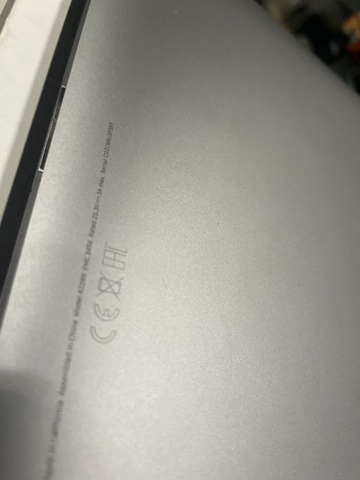 Topcase, bateria Macbook Pro 13 2020 A2289 SPACE GREY klasa a pl