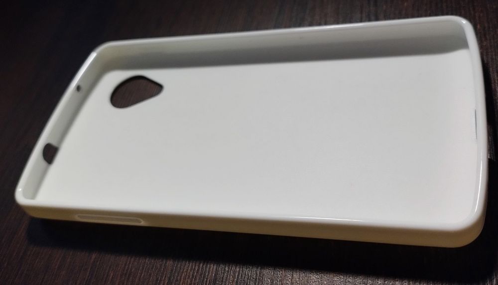 Pokrowce białe + folie na ekran LG Nexus 5 2szt.