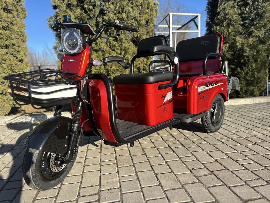 Трицикл Corso Sig L електротрицикл 1200вт