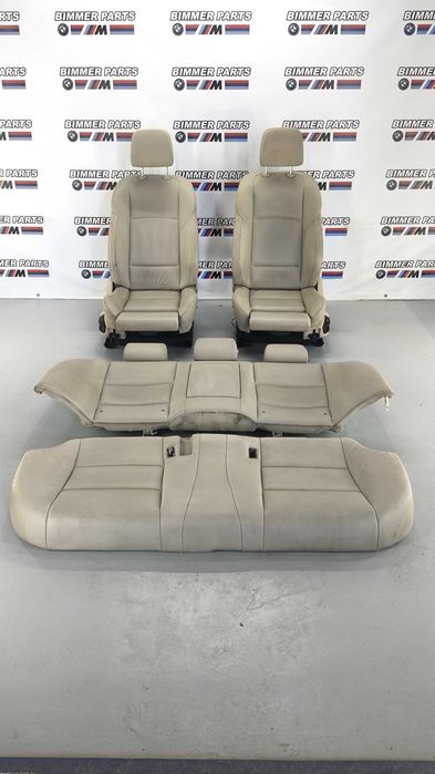 Bancos BMW Serie 5 (F10) Pack M (Couro Bege) Semieléctricos Aquecidos