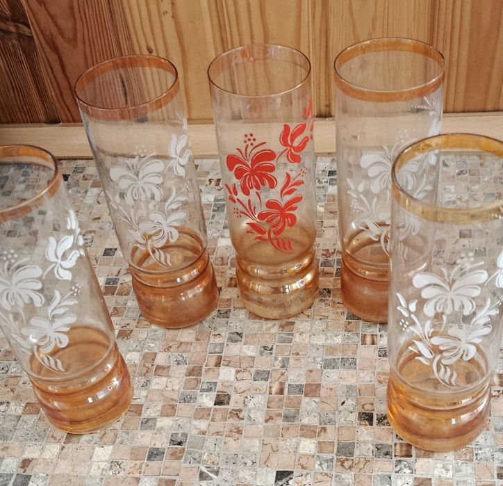 Пивная кружка , фужеры, рюмка прошлого века