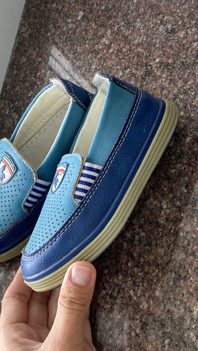 Мокасини дитячі шкіряні хлопчик