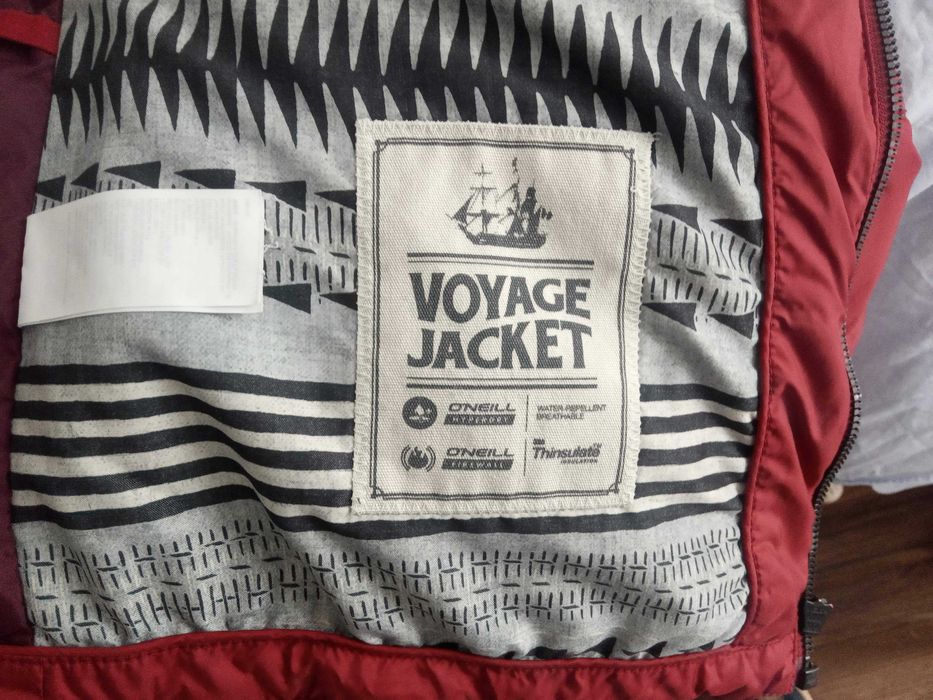 Jaqueta com Capuz O`Neill - Voyage Jacket - Bordeaux