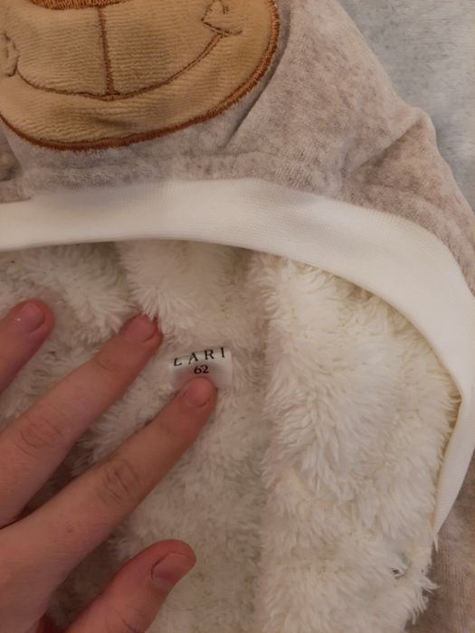 Комбінезон теплий, на виписку, розмір 62, в комплекті з шапочкою