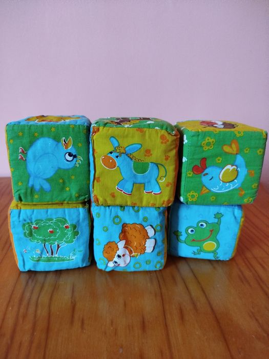 тварини м'які кубики ферма Масік