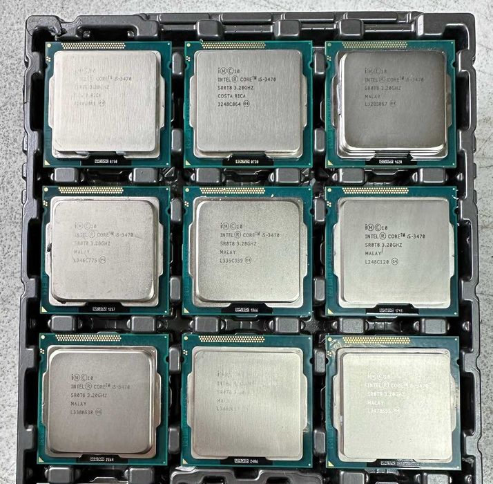 Процессор Intel Core i5 3470 i7 3770S S1155 i5 7600 9500 Ultra 5 235T S1851