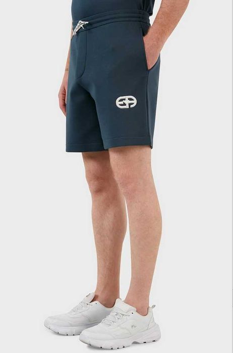 EMPORIO ARMANI efektowne spodenki BLU NOTTE