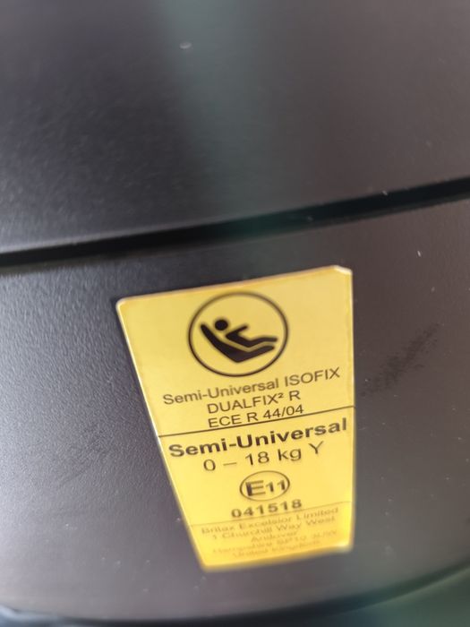 Fotelik samochodowy britax Romer  dualfix 2r