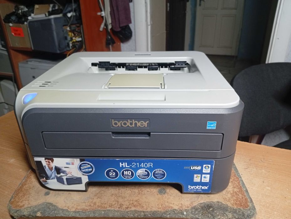 Лазерний принтер Brother HL-2140R, малий пробіг, заправлений 100%