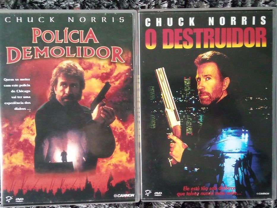 Filmes de Chuck Norris vendo cada CD 10 euros