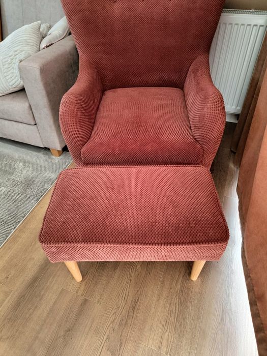 Fotel uszak Moti welurowy BRW