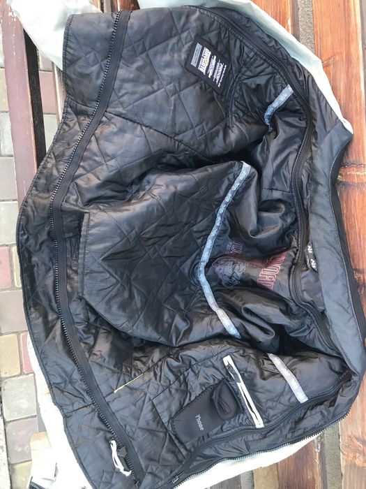 Мотокуртка сіра XL