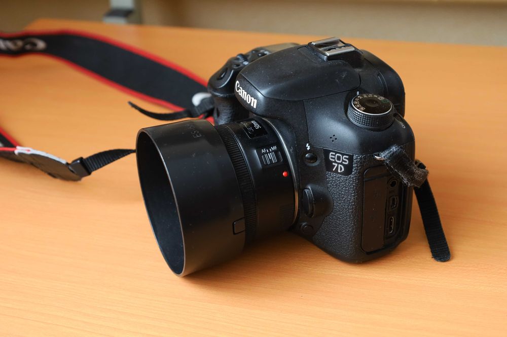 Фотоапарат Canon 7d 50 1.8