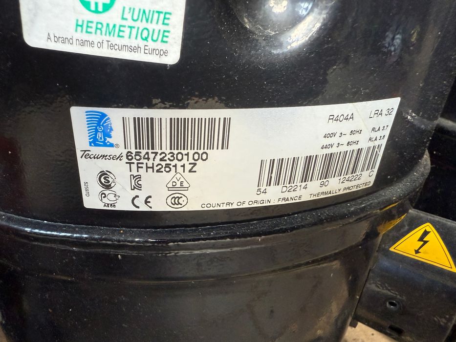 Sprężarka hermetyczna Lunite TFH2511 6kW( -10°C / +40°C)