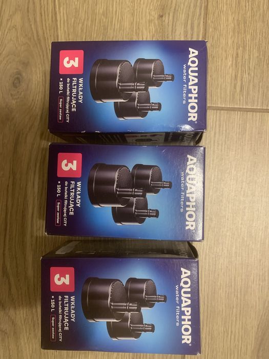 Wkłady Aquaphor do butelki filtrującej City
