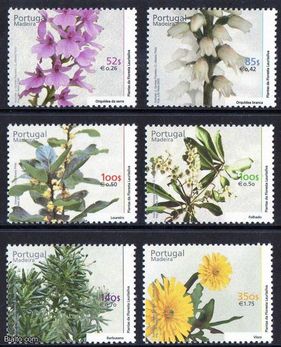 Selos Portugal Madeira 2000 - Série Completa MNH Nº2711-2716