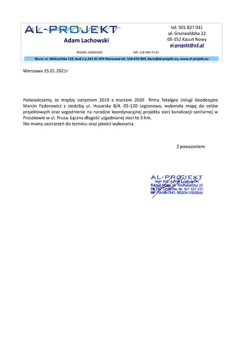 Geodeta Legionowo, Warszawa, Płońsk, Ożarów M, Nowy Dwór M, Pruszków