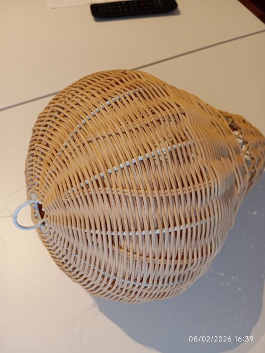 Balão rattan pendurar