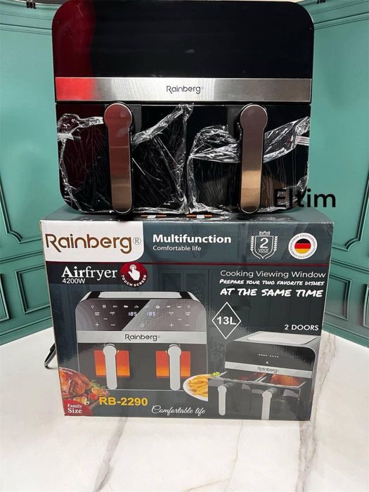 Аерогриль Rainberg RB-2290 4200 Вт 13 л,  аерофритюрниця мультипіч