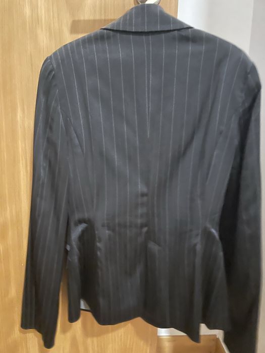Blazer Senhora Azul Marinho com risca branca