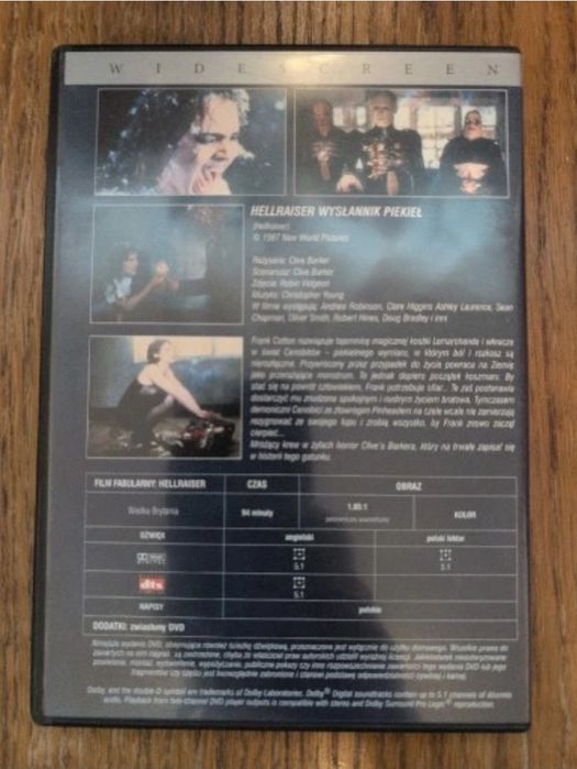 Hellraiser wysłannik piekieł DVD