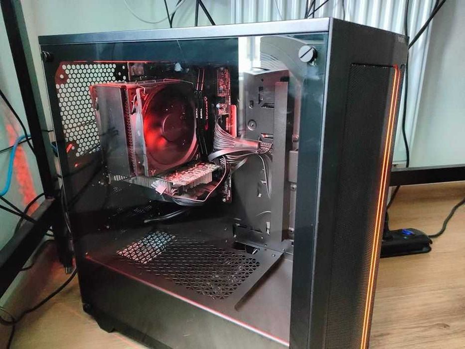 Komputer PC RX 6600 8GB Ryzen 5600 16GB RAM 1 TB