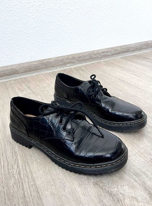 Жіночі шкіряні туфлі-дербі (оксфорди) PAPAYA 37 розмір (23,5 см)