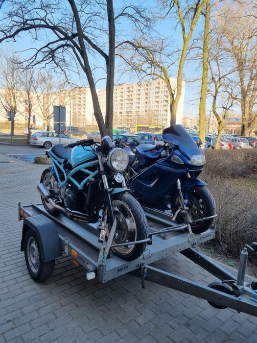 Wynajem przyczepa motocyklowa  / przyczepka do transportu motocykla
