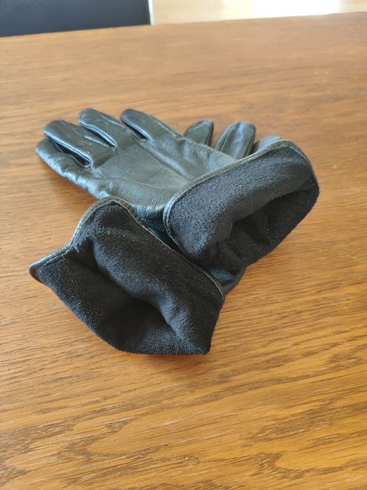 skórzane rękawiczki rozmiar s