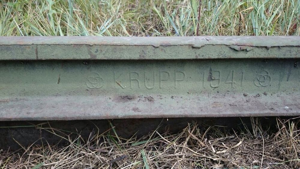 Продам рельси німецькі сталеві рельси Krupp 1944 р