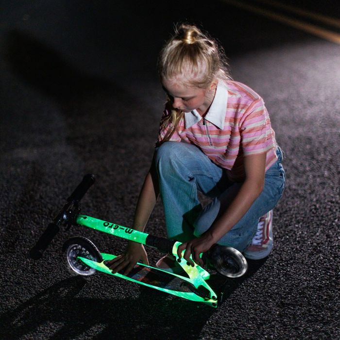 Самокат Micro Sprite Glow LED Art Collection Космос світиться у темряв