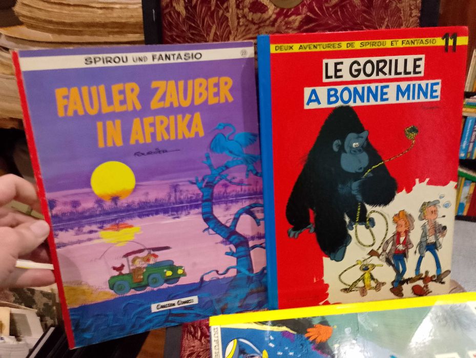 Spirou e Fantásio Edição Francesa e Alemã 4 unidades