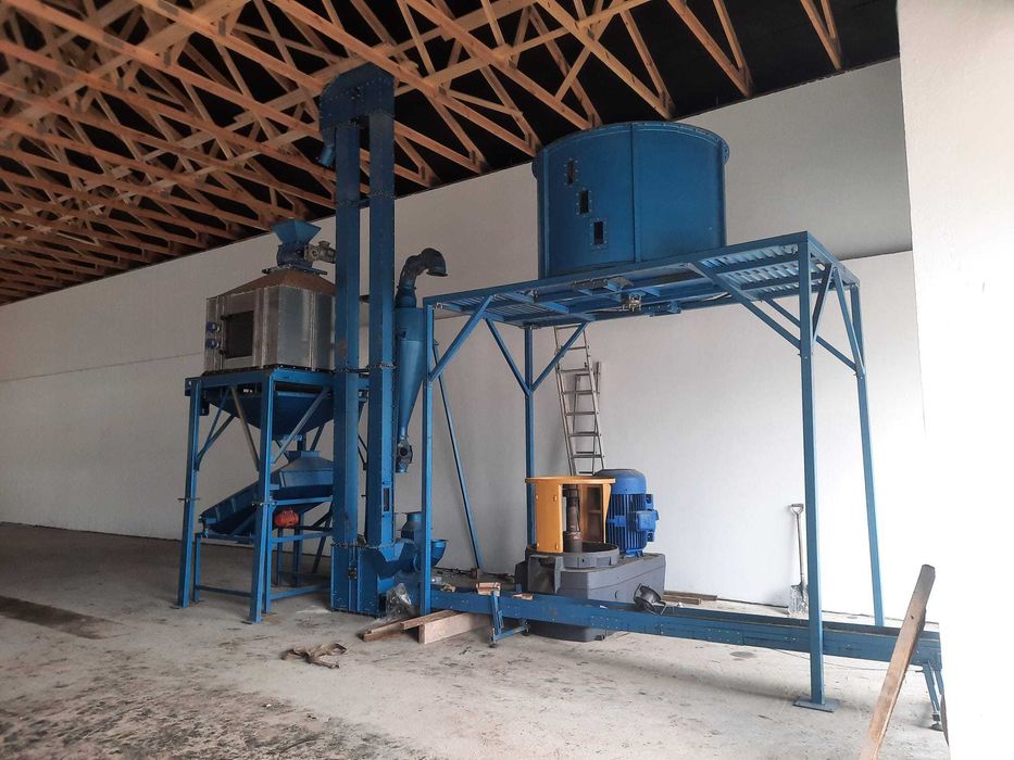 LINIA do produkcji PELLETU SUSZARNIA Bębnowa SB 1.5 2t/h