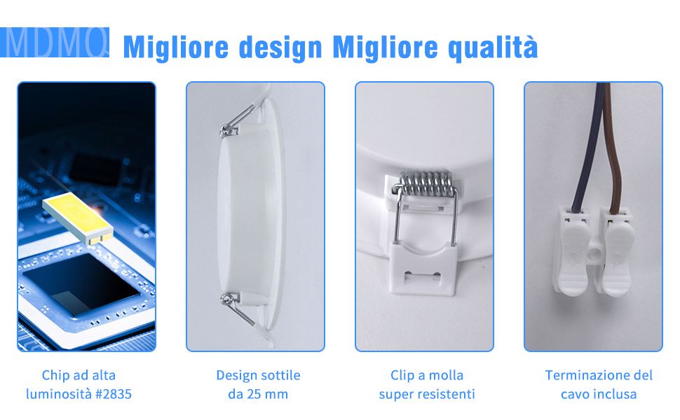 Oczka halogeny sufitowe led 6W zestaw 10 szt.