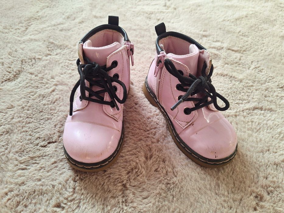 Lawendowe botki rozm 23