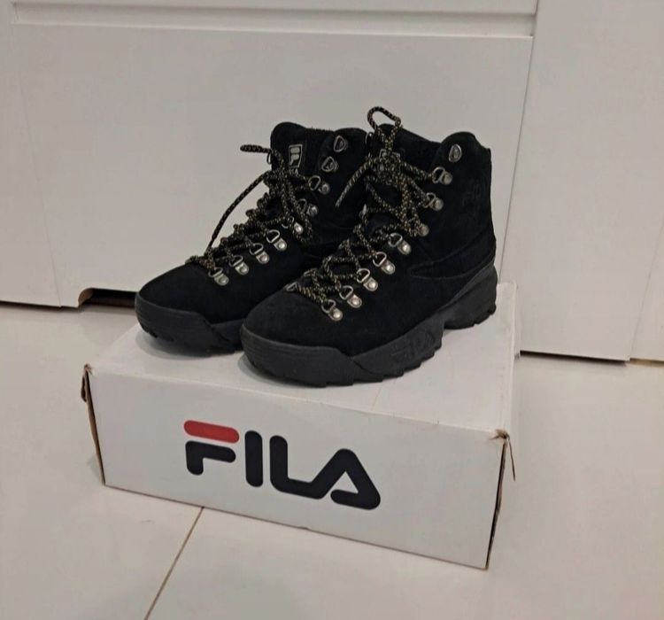 Trapery, buty zimowe damskie Fila