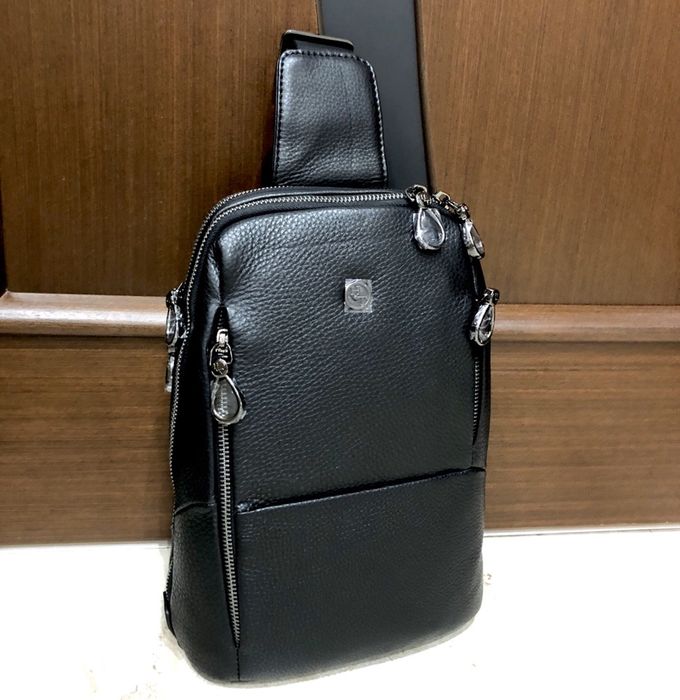 Мужская кожаная сумка Кобура Барсетка Мессенджер Шкіряна сумка Шкіра