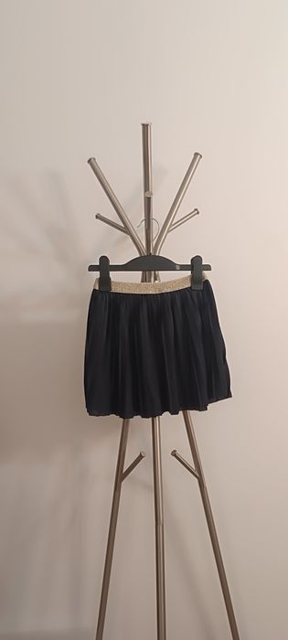 Spódniczka plisowana czarna z złotym paskiem tape a loeil rozm 110