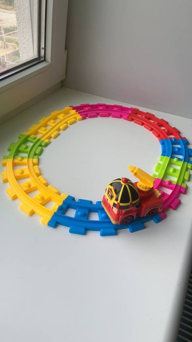 Робокар полли Рой с дорогой